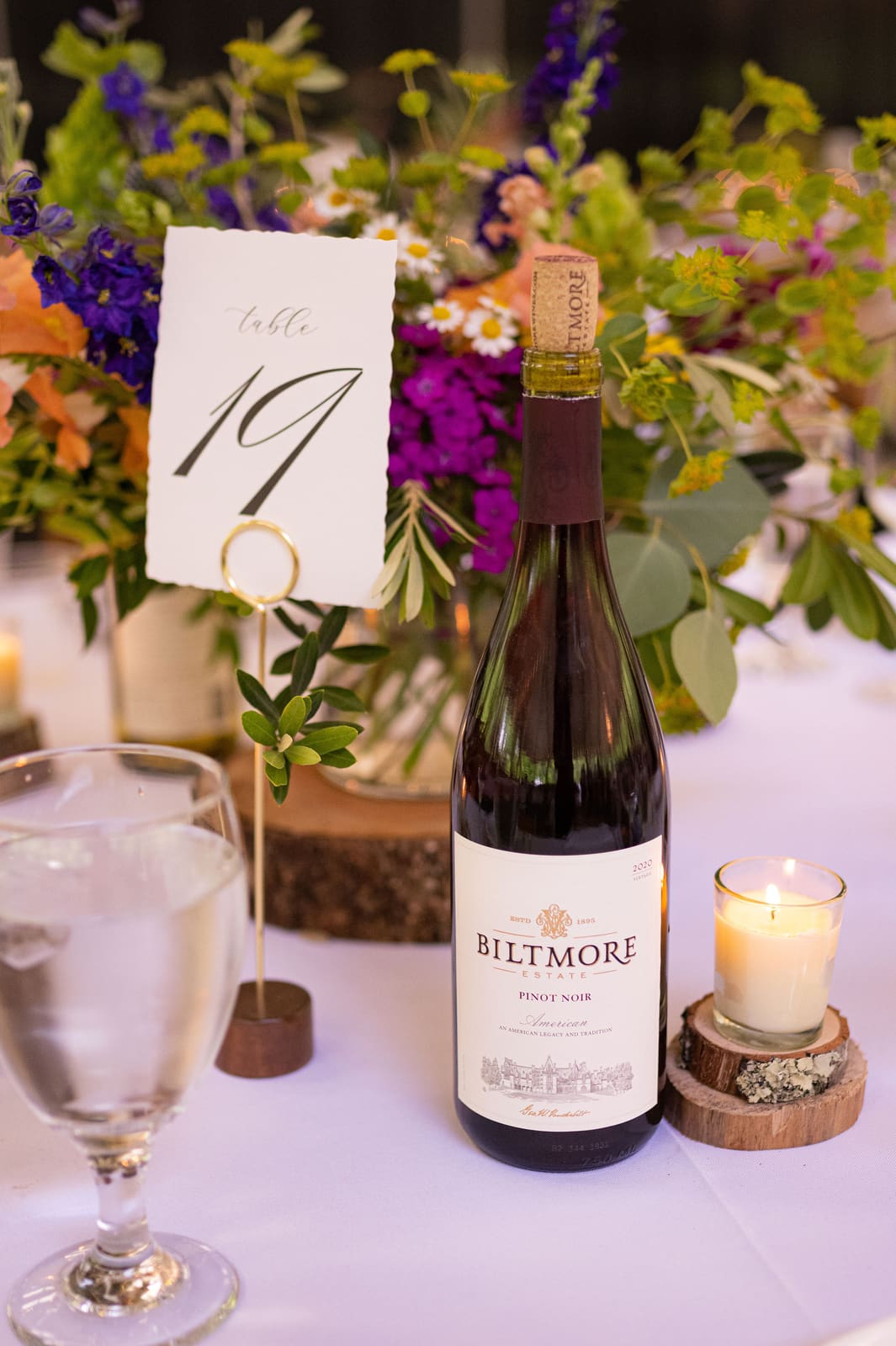 Table number and place setting