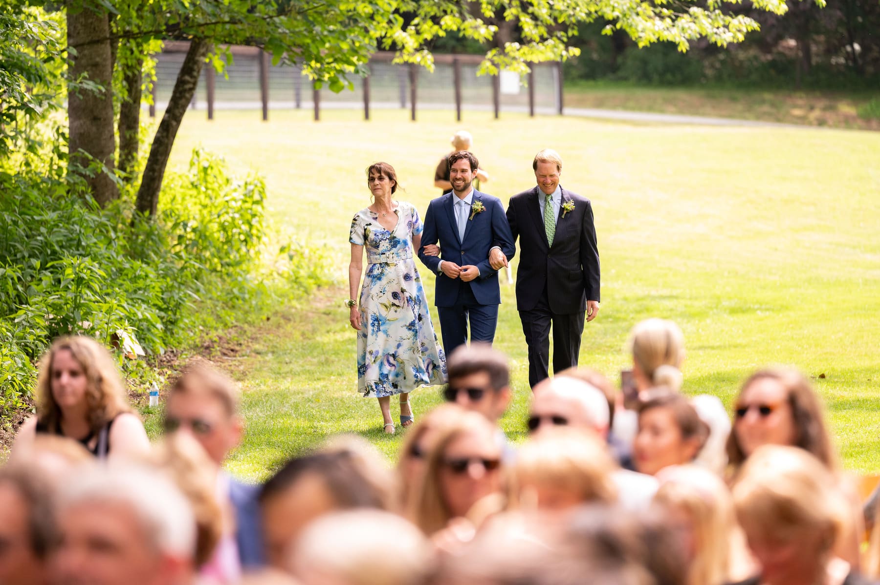 Wedding party processional