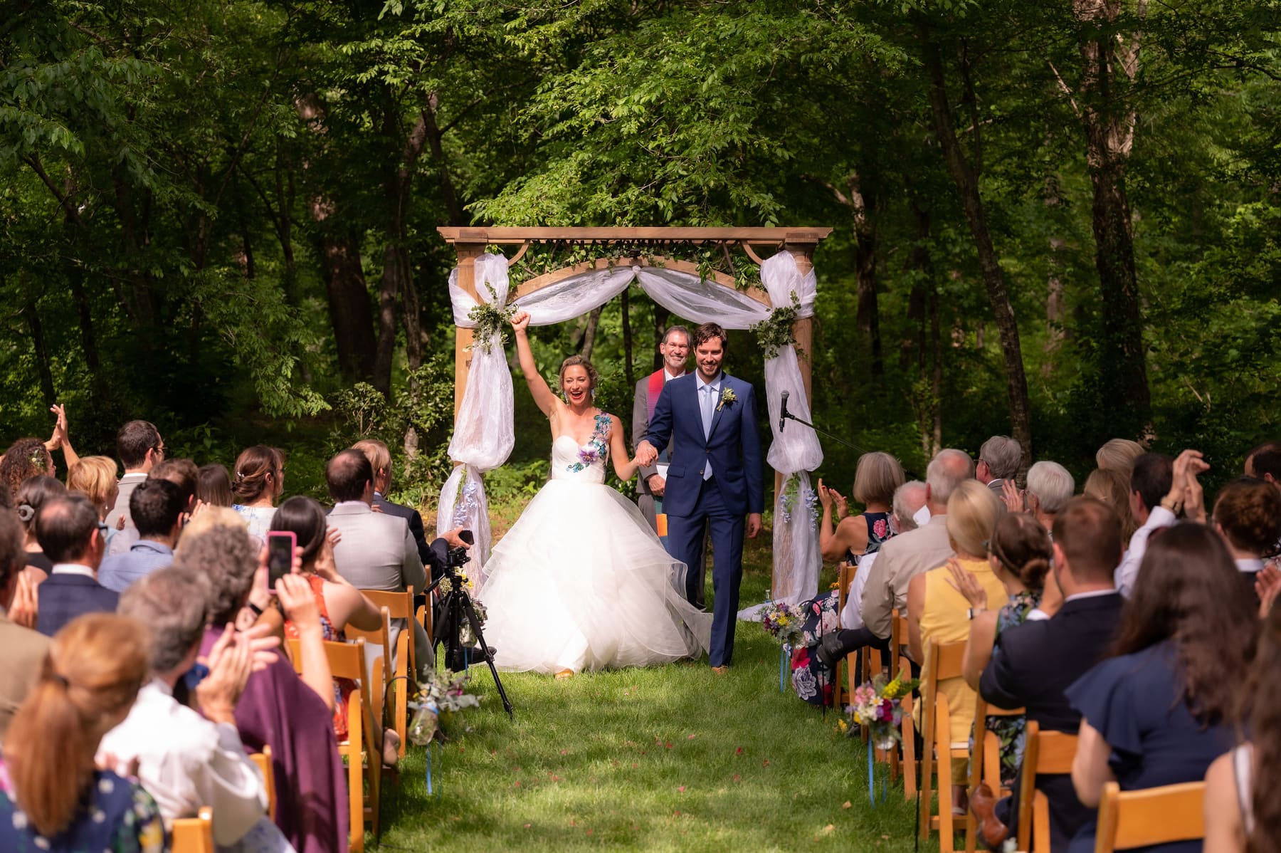 Wide view of vows