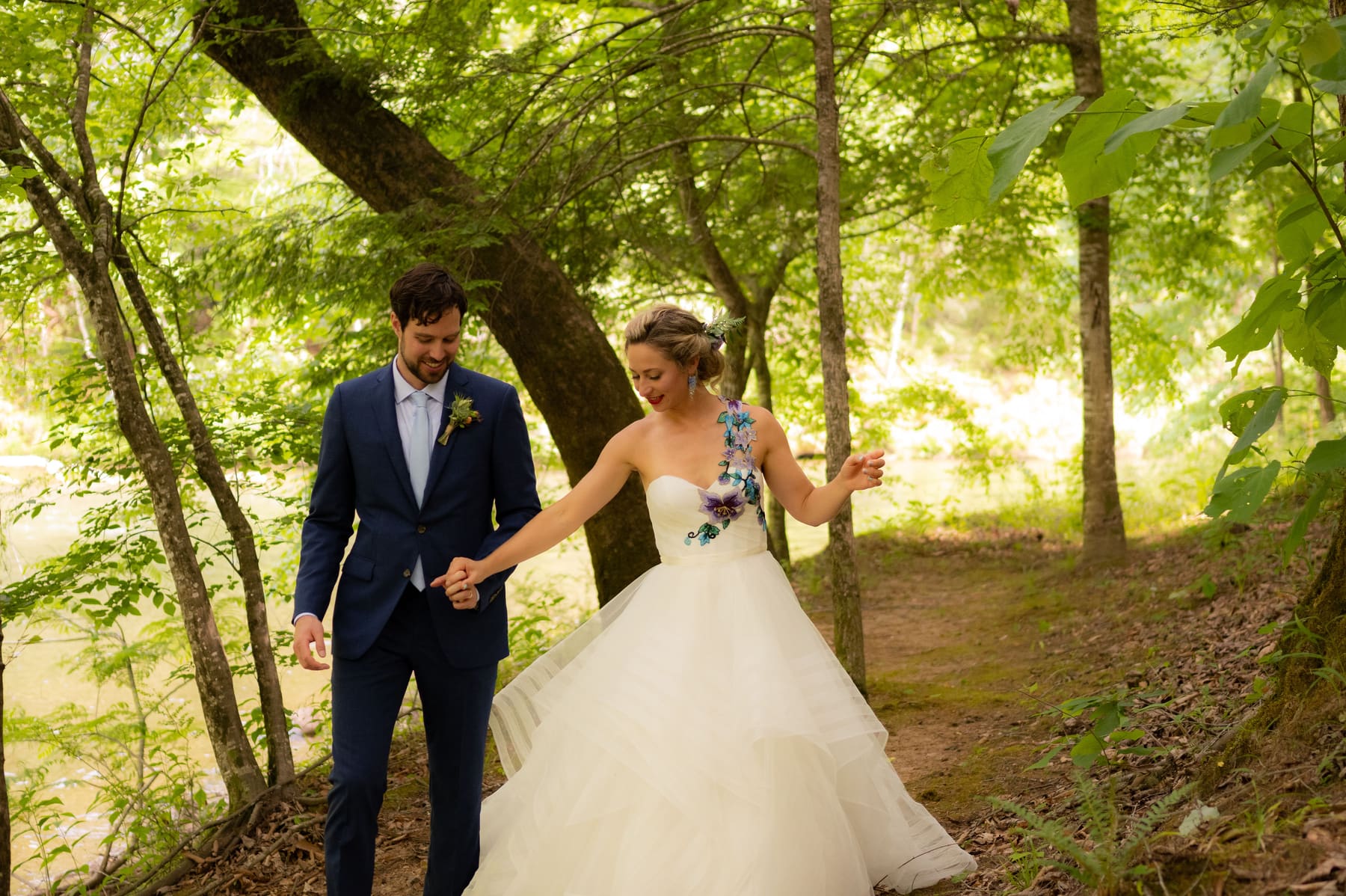 Woodland walk portrait