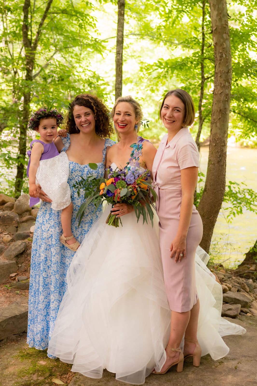 Bride family portrait