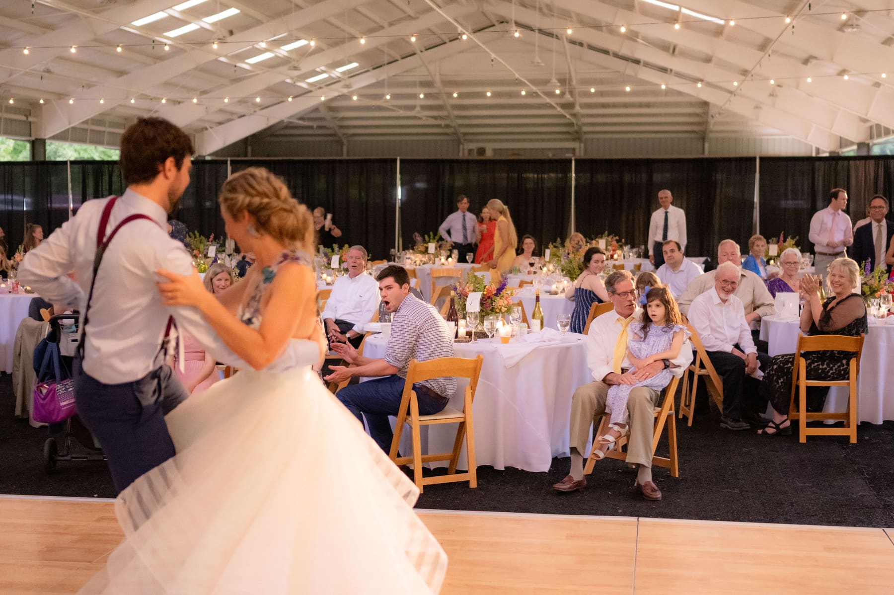 First dance wide view