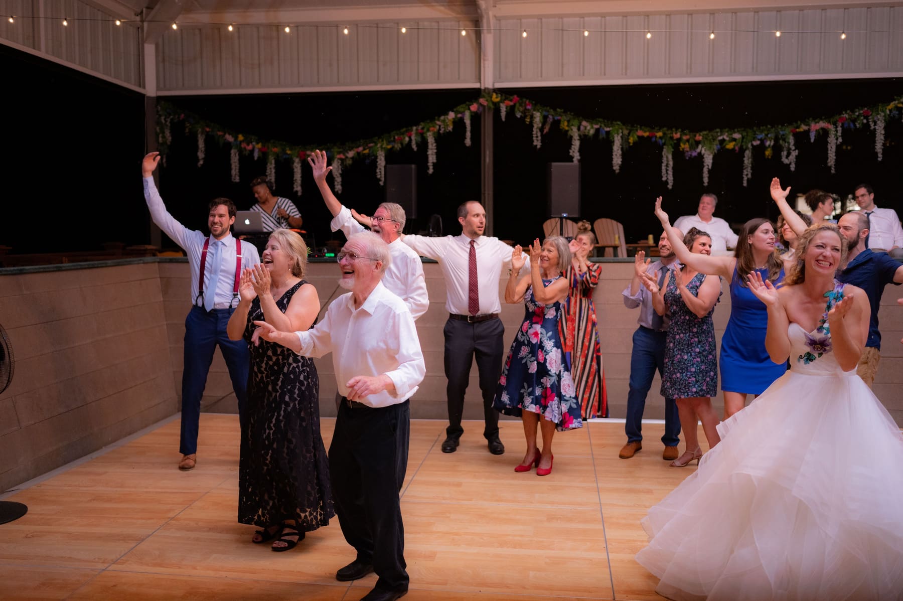Dance floor celebration