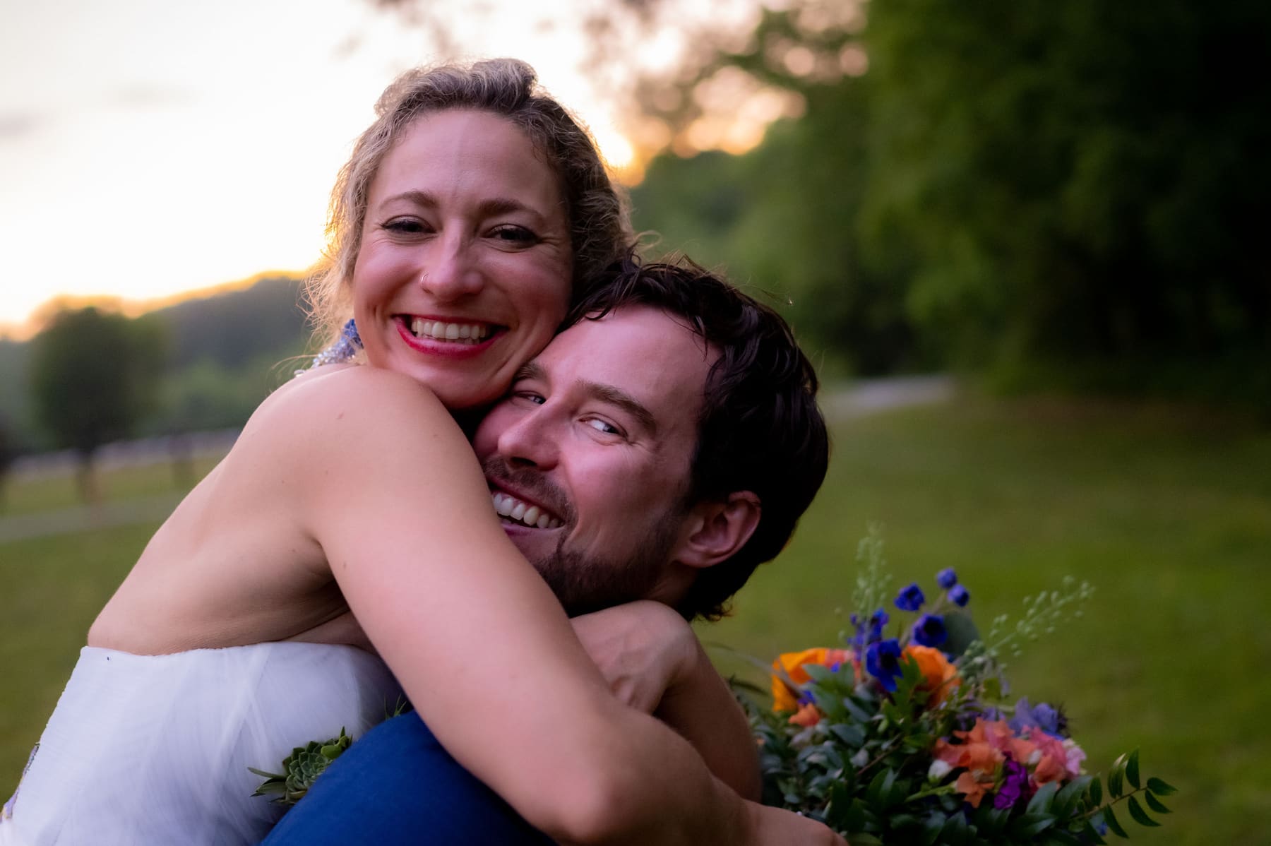 Sunset embrace