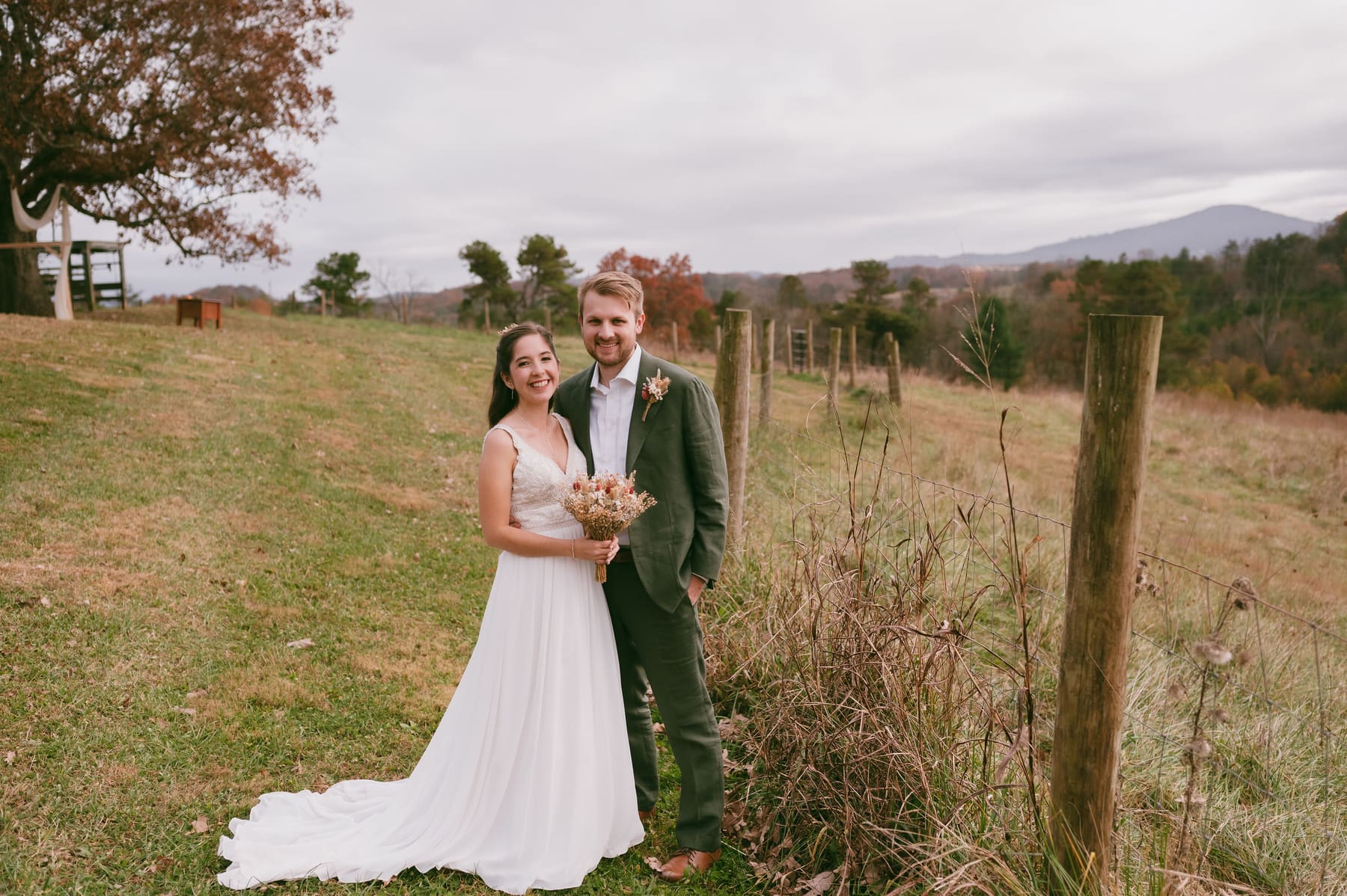 Robin and Jacob portrait in the field