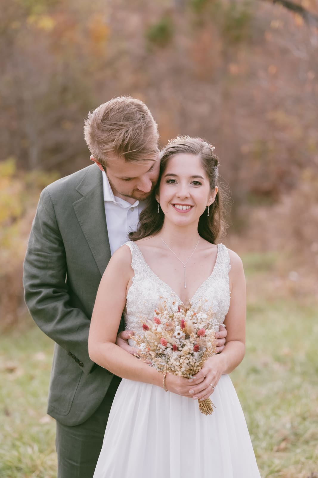 Soft embrace portrait