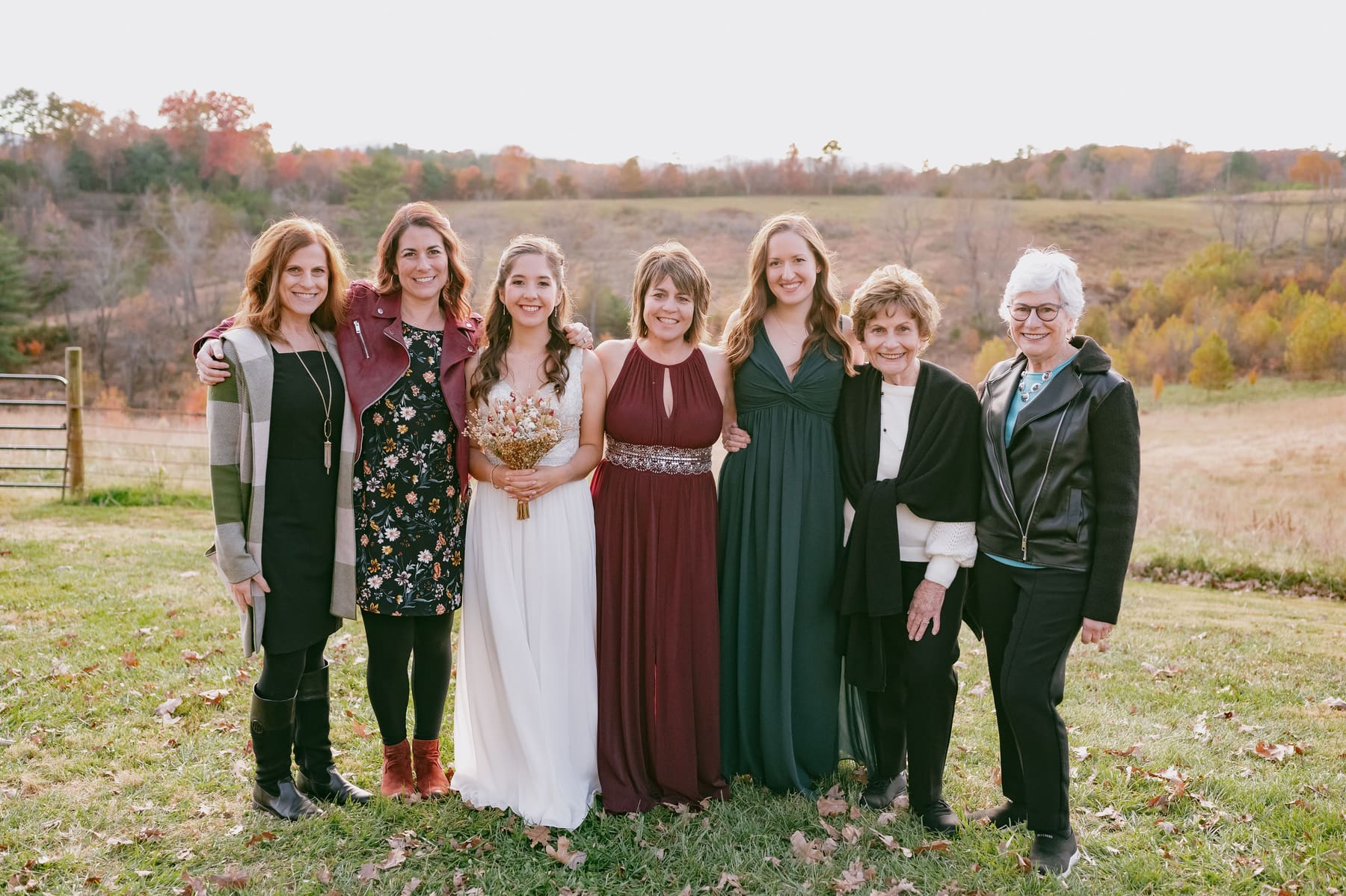 Large family group portrait