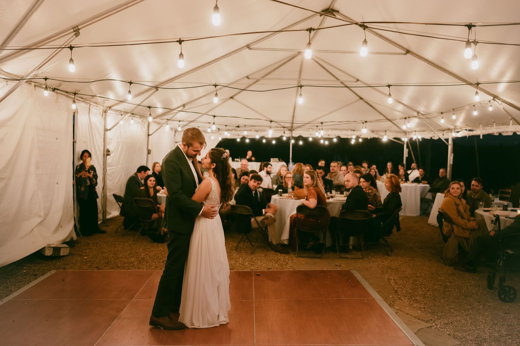 First dance wide view